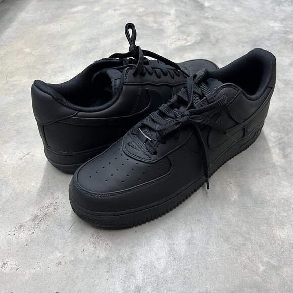 Nike Air Force 1 Low Retro Premium Men's Size 14 Black IM3078-001 - Picture 1 of 7